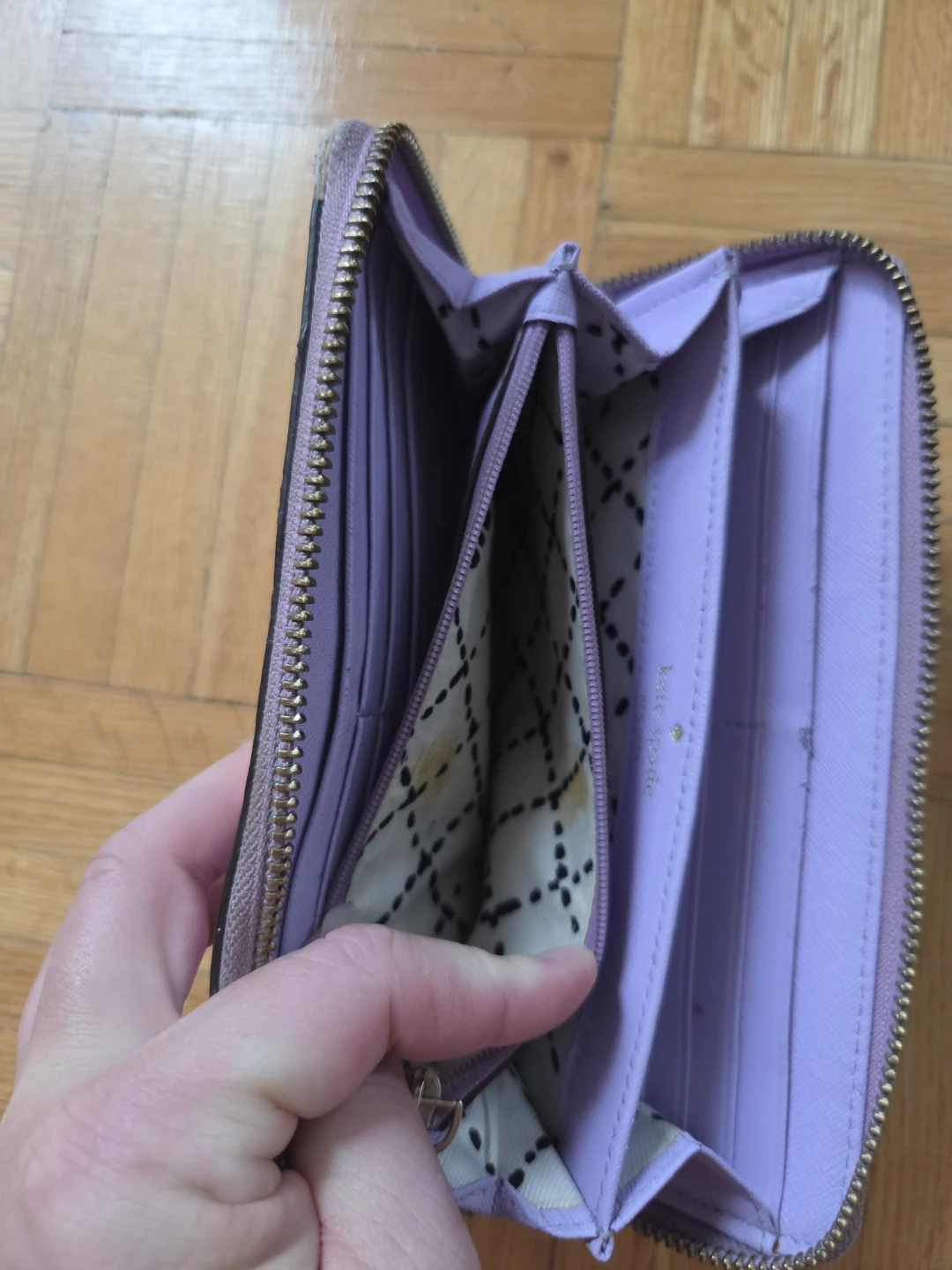 Kate Spade Lavender Zip-Around Wallet - photo 4