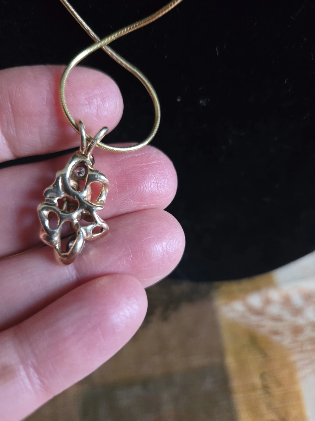 14k Necklace with Decorative Pendant - photo 3