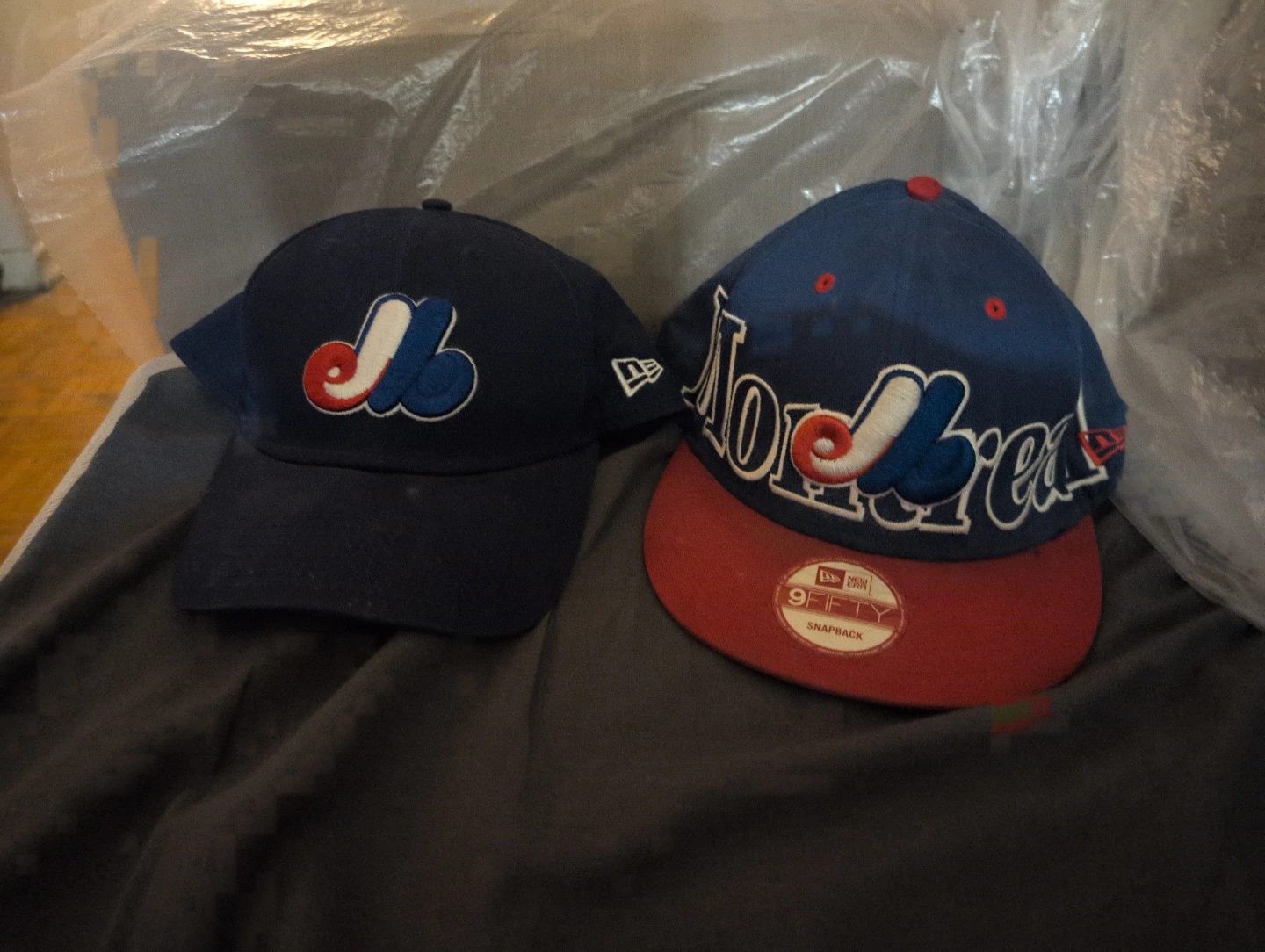 Two Montreal Expos New Era Caps