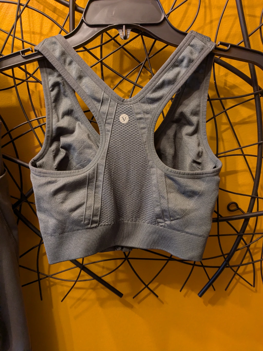 N.Y.L. Gray Pocket Leggings + Velocity Zip-Front Sports Bra - photo 5