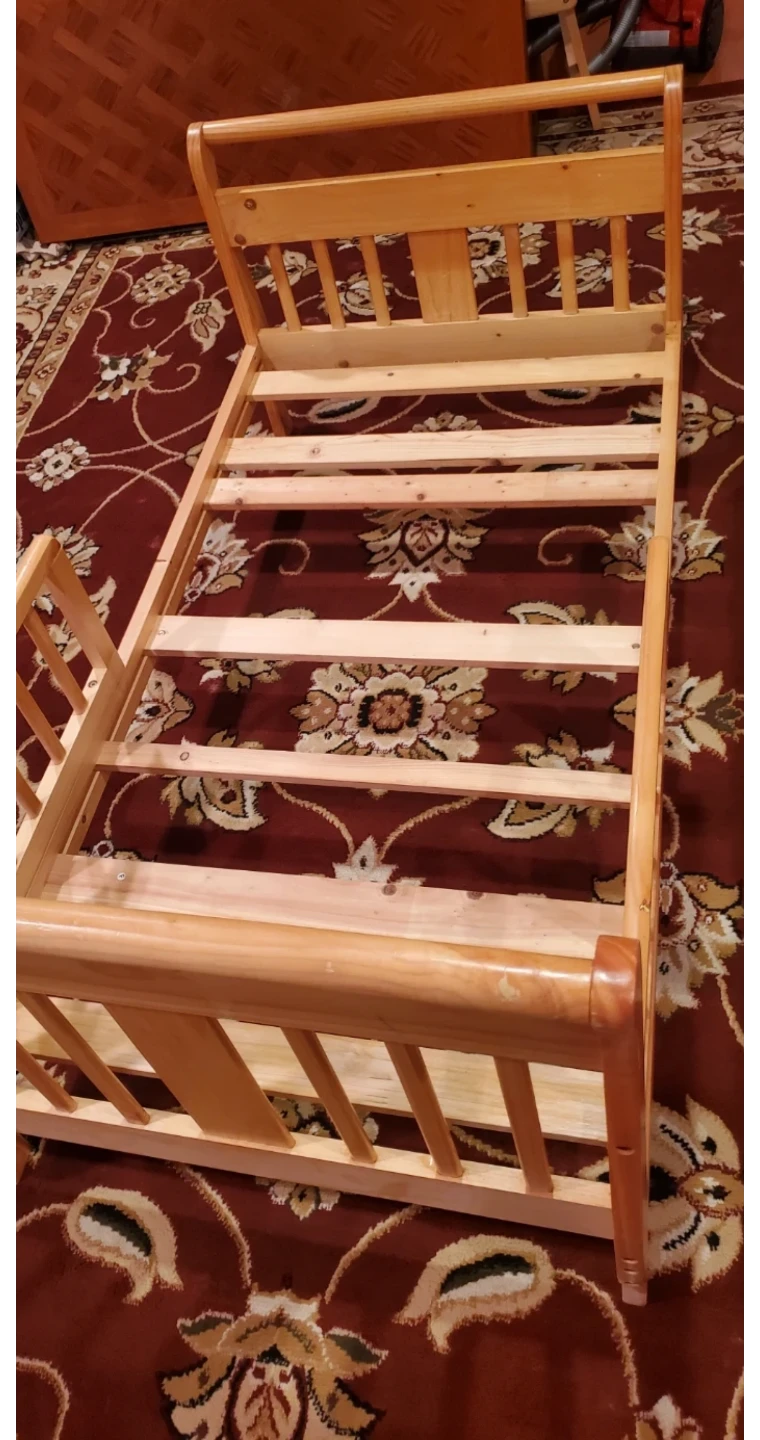 Wooden Toddler Bed Frame - photo 2