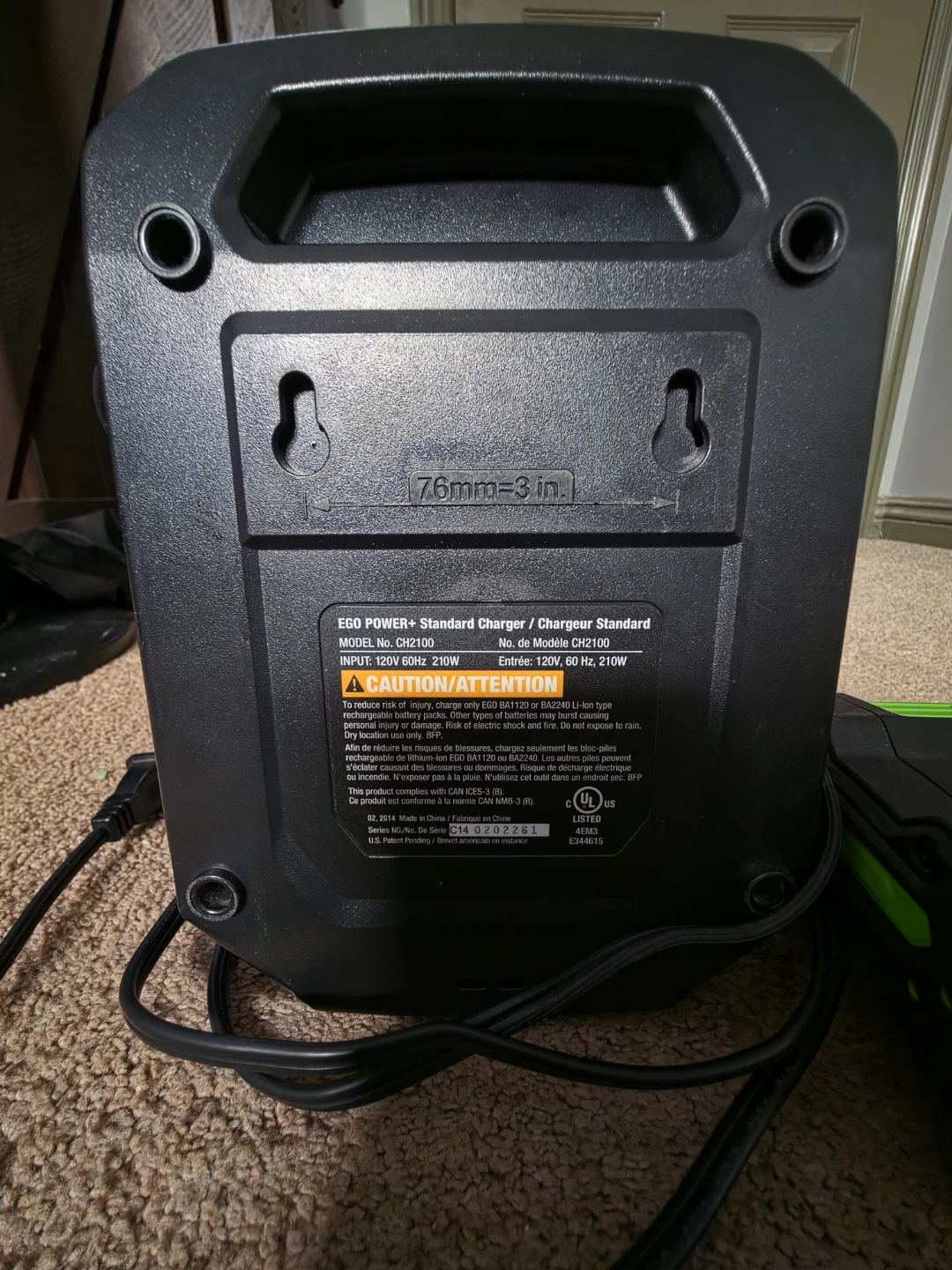 EGO Power+ 56V 2.0Ah Battery and Charger - photo 3