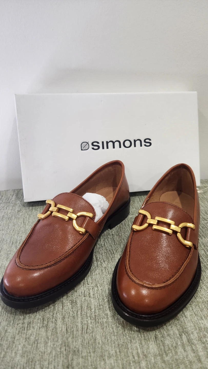 Simons Brown Leather Loafers - photo 4