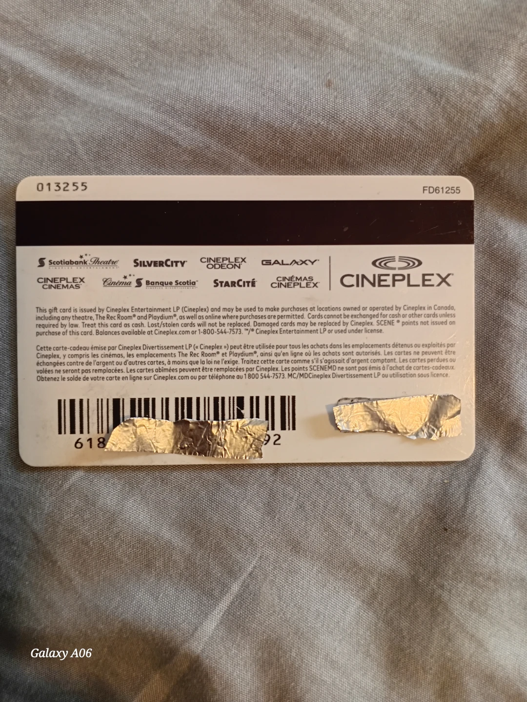 Cineplex $100 Giftcard - photo 2