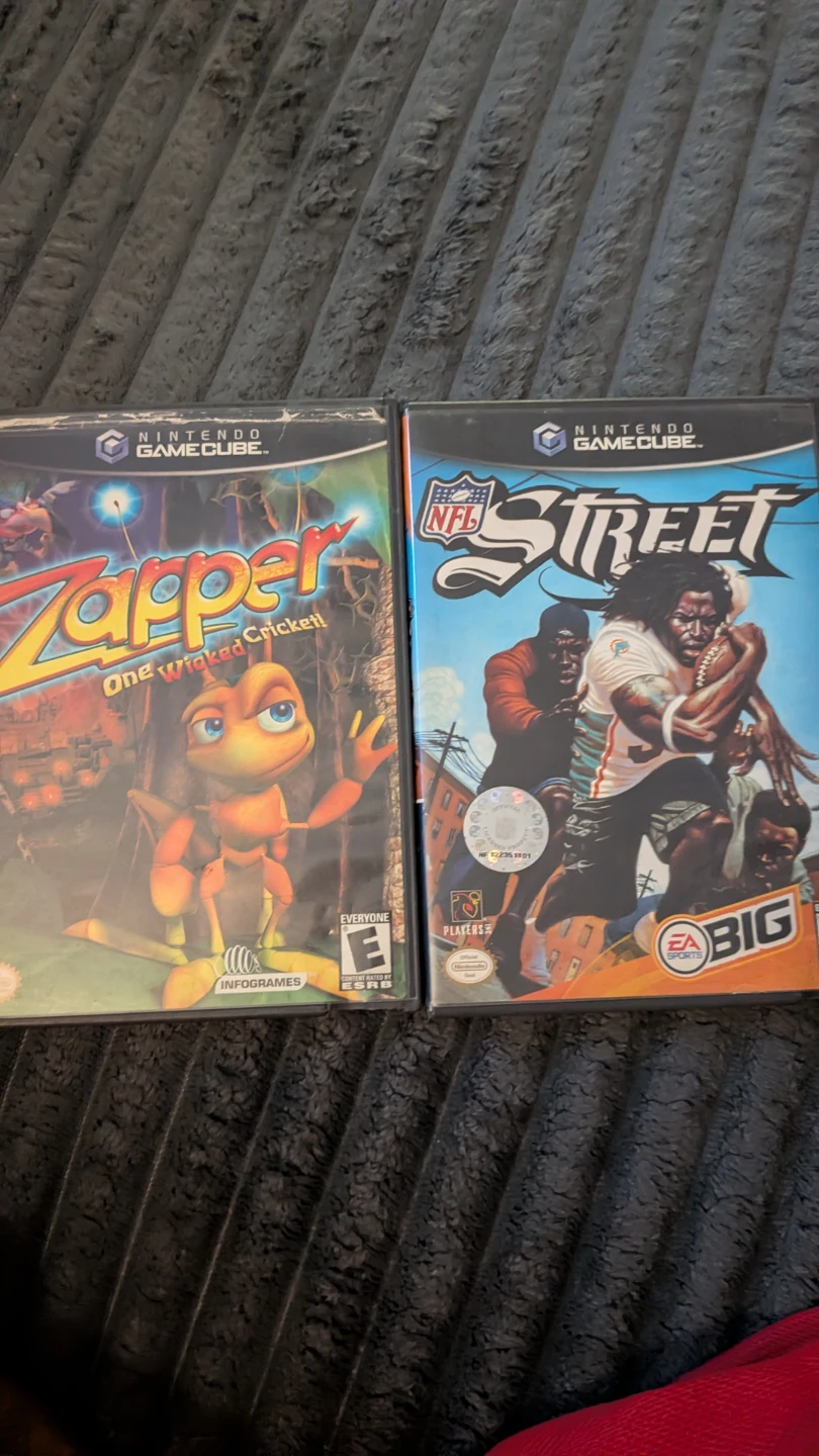 Nintendo GameCube Game: Zapper, NFL Street (Untested Sold As IS)