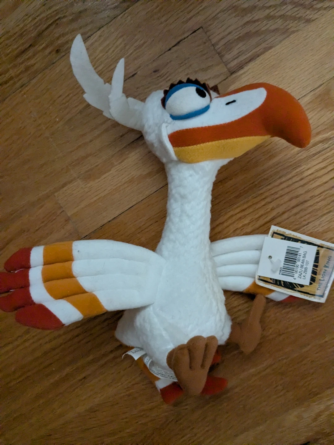 The Lion King Zazu Bean Bag Plush