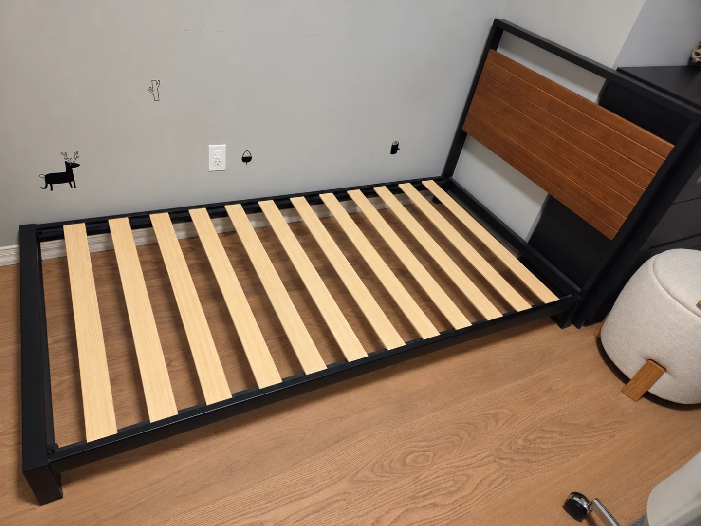 Twin Bed Frame and Mattress