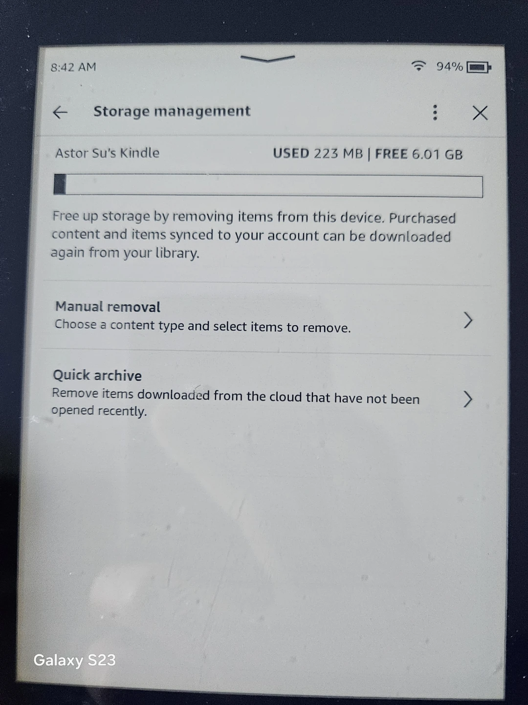 Amazon Kindle PQ94WIF E-Reader - photo 3