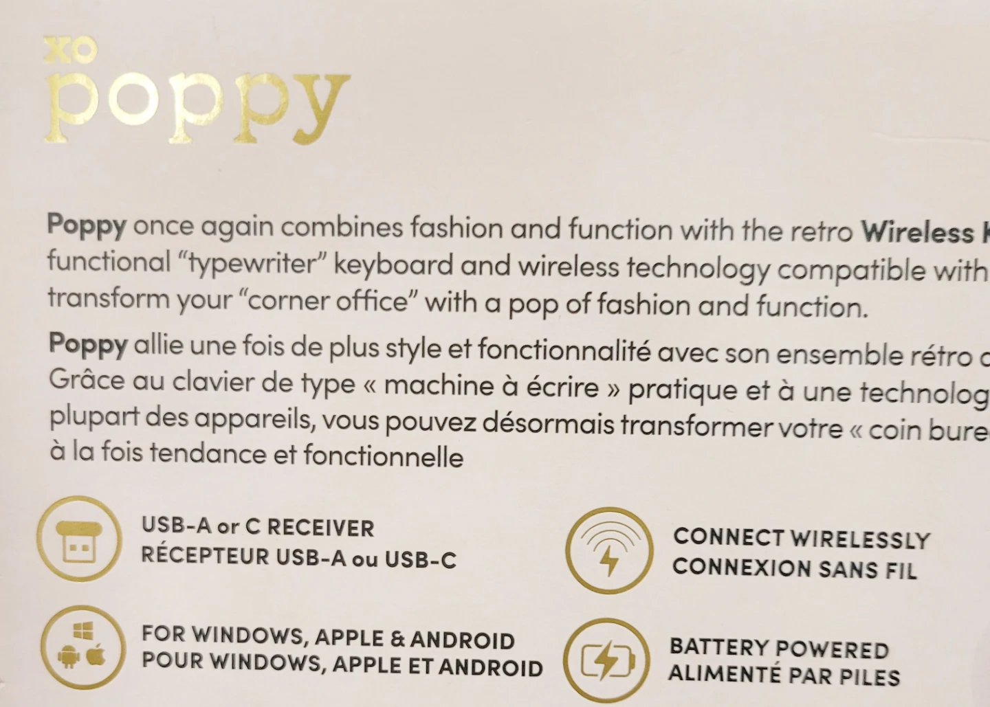 New xo poppy Wireless Keyboard and Mouse Set - Pink - photo 5