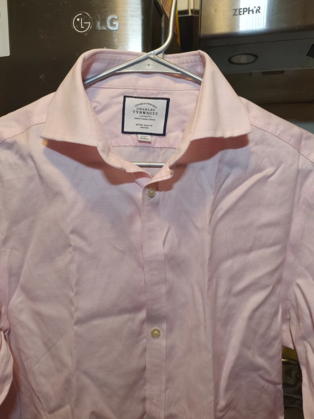 Charles Tyrwhitt Extra Slim Fit Pink Shirt
