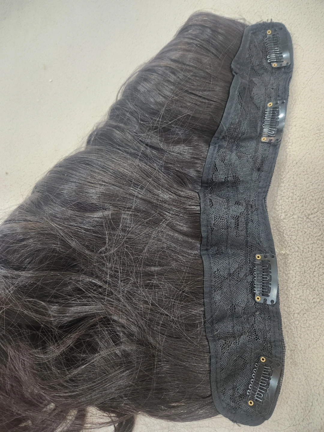 Dark Brown Wavy Clip-in Hair Extension - photo 5