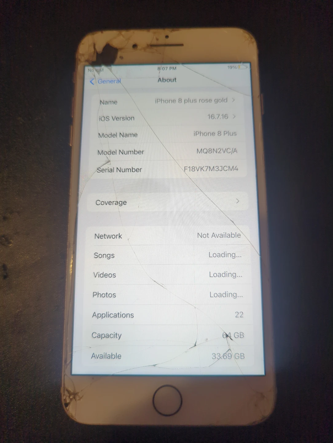Apple iPhone 8 Plus Rose Gold 64GB