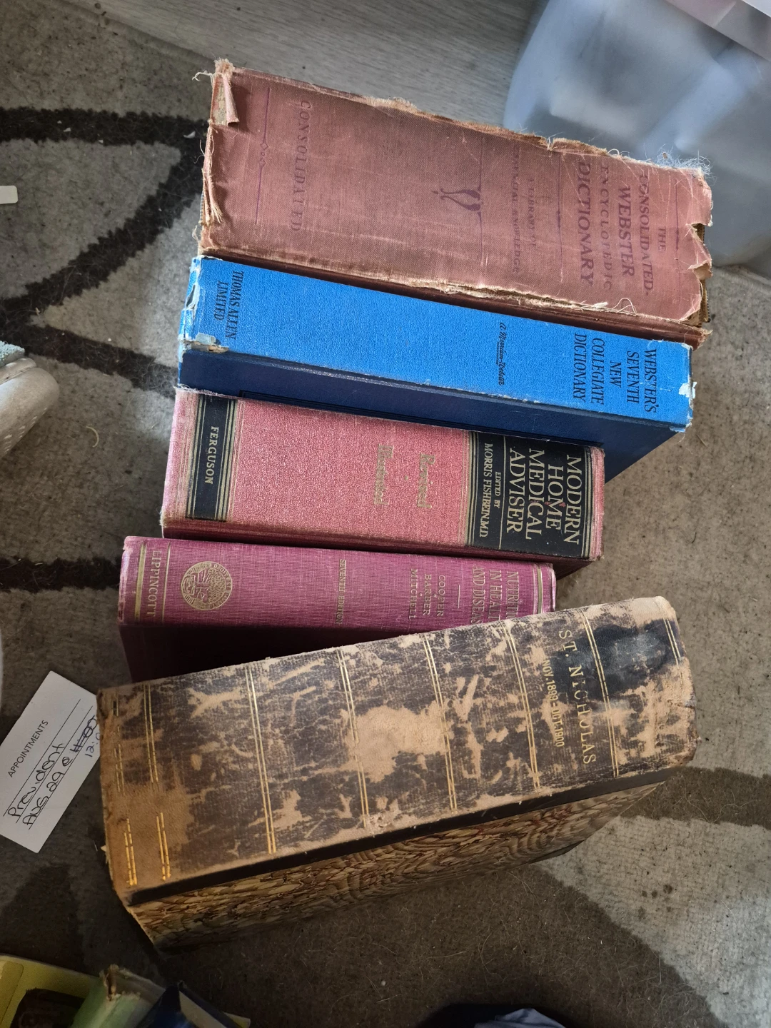 Collection of Vintage Antique Books