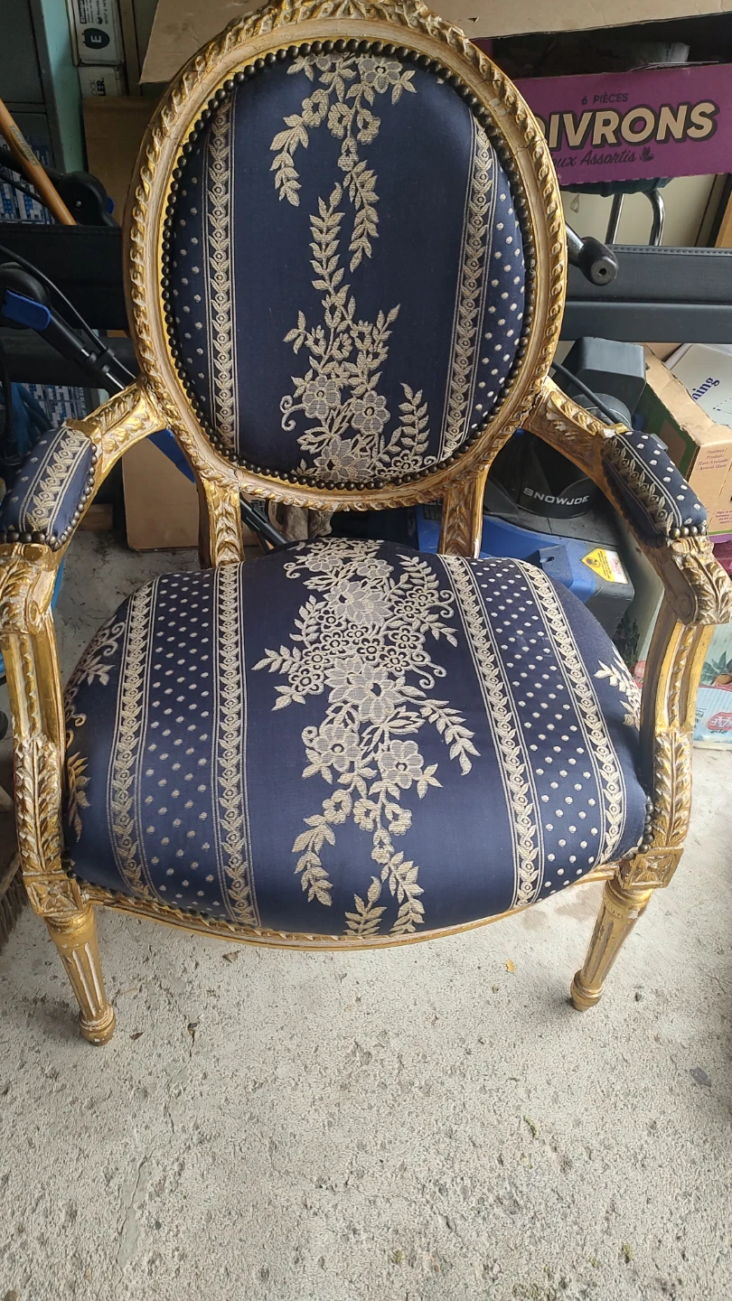 Vintage Style French Accent Chair