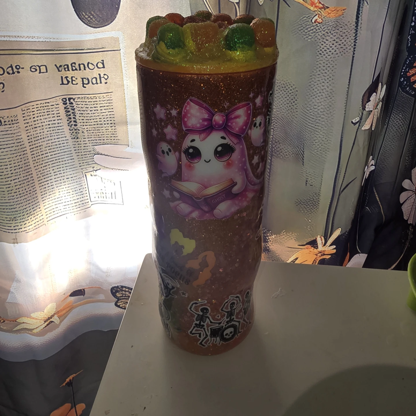 Halloween Hocus Pocus Glitter Tumbler - photo 4