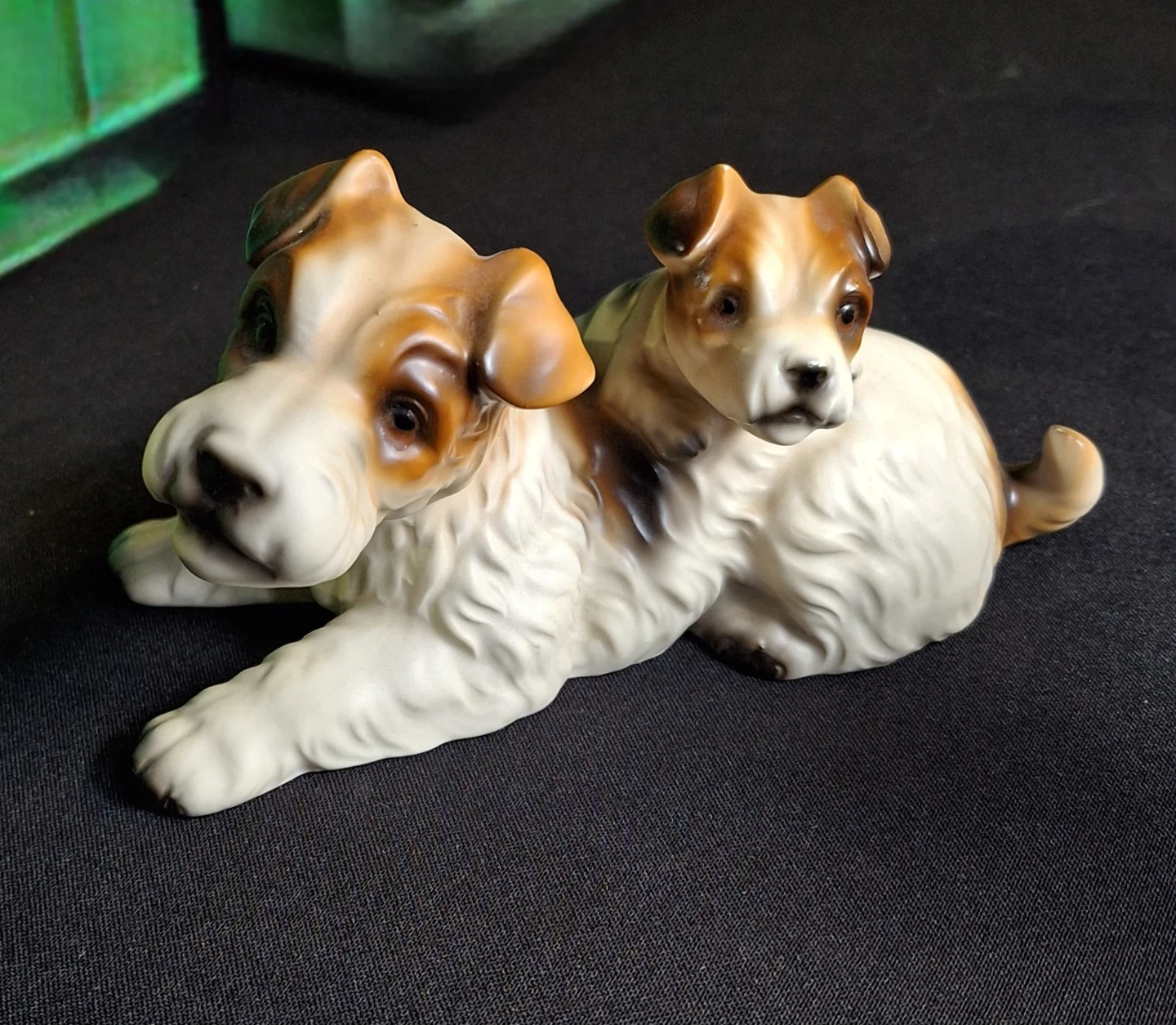 Vintage Porcelain Terrier Dog Figurine