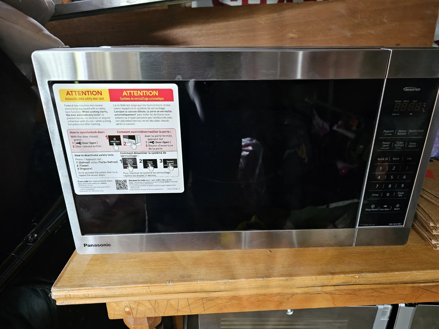 Panasonic Inverter Microwave NN-SC678C