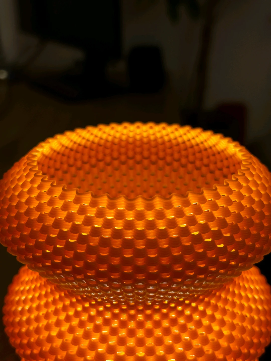 Orange  Accent Table Lamp brand new - photo 3