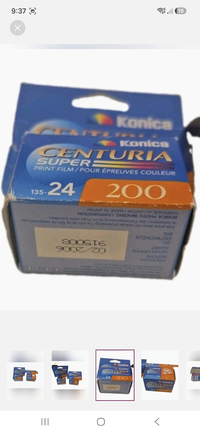 Two rolls of Konica Centuria Super 200 135-24 film - photo 3