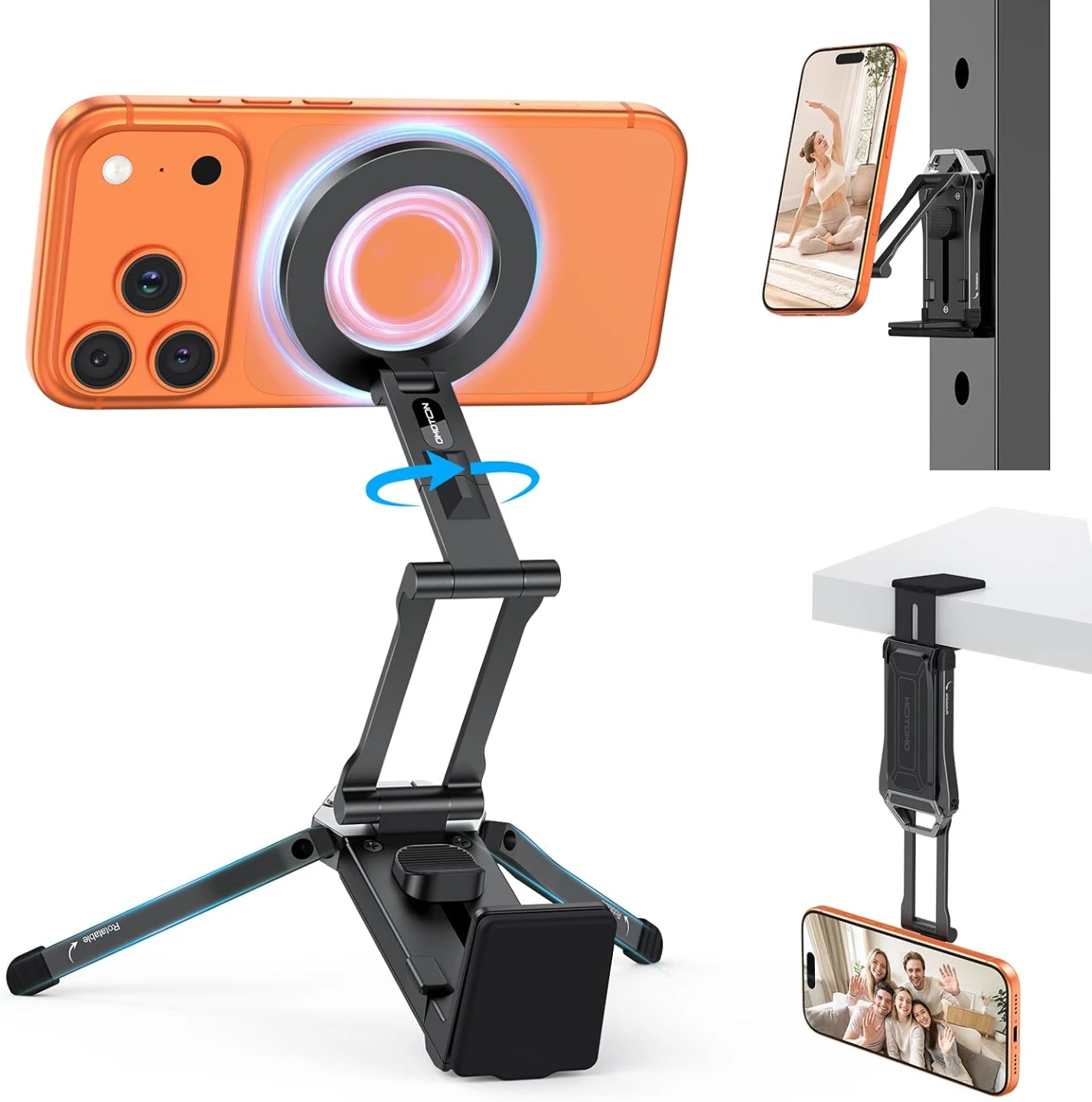 TP02 Magnetic Phone Tripod for MagSafe, 360° Pivot