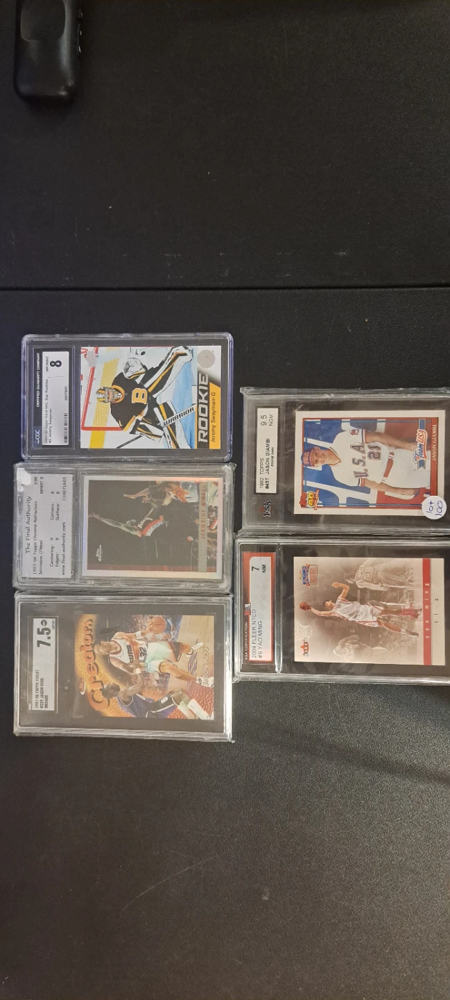 Lot of 5 Graded Sports Cards