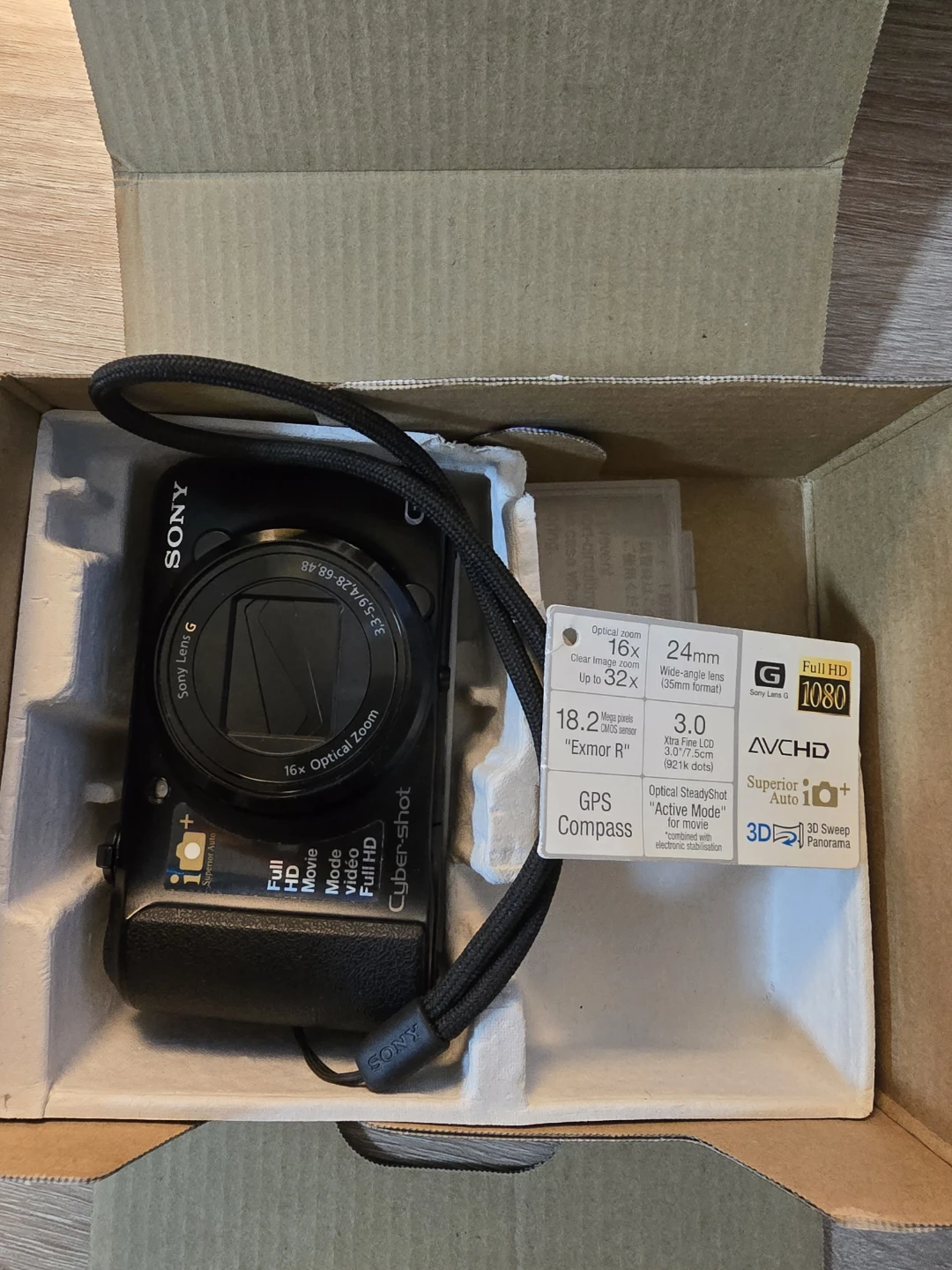 3D GPS Sony Cyber-shot DSC-HX10V Digital Camera - photo 4
