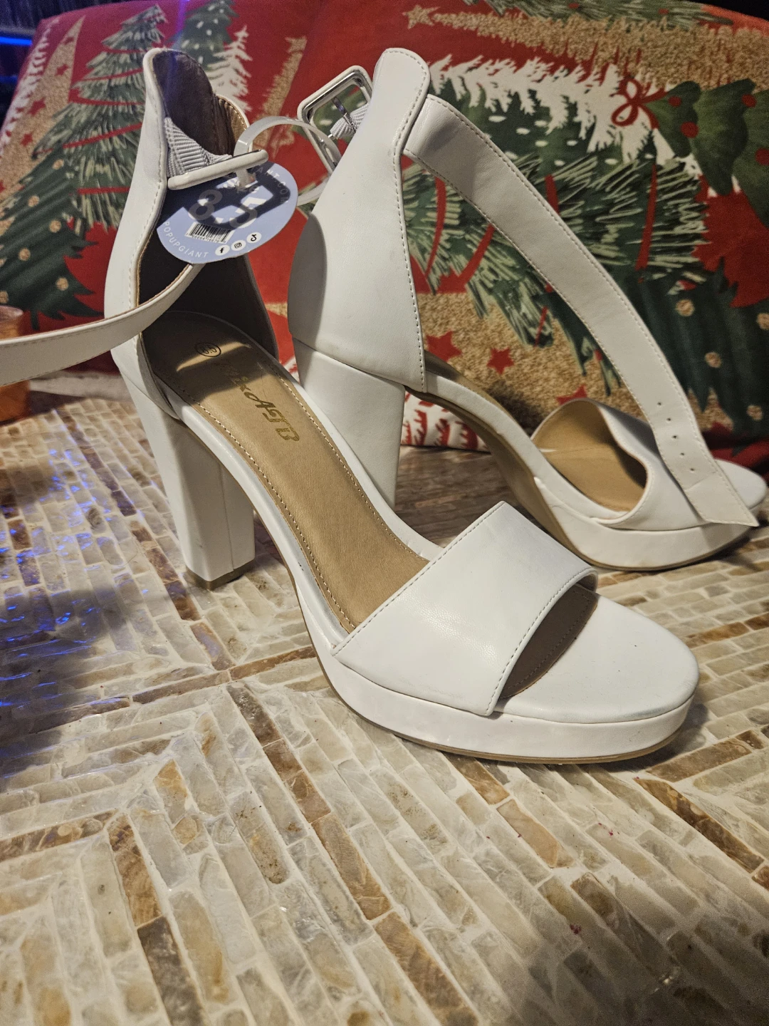 White Mixit Platform Heels - photo 2