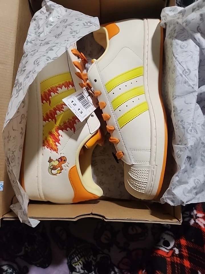 Adidas Superstar Pokemon Charmander Sneakers
