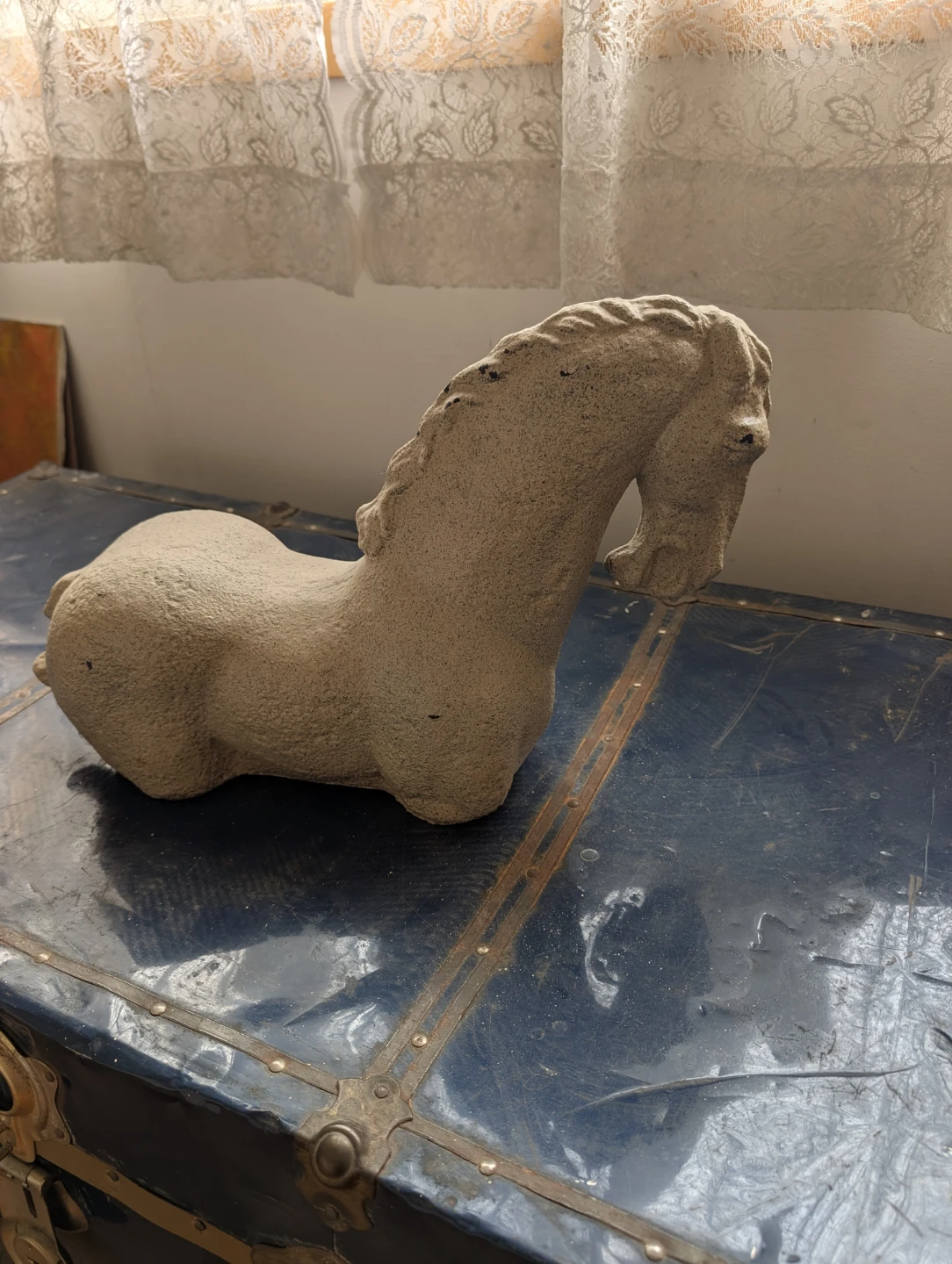 Vintage 1961 Austin Productions Tang Dynasty Horse Sculpture