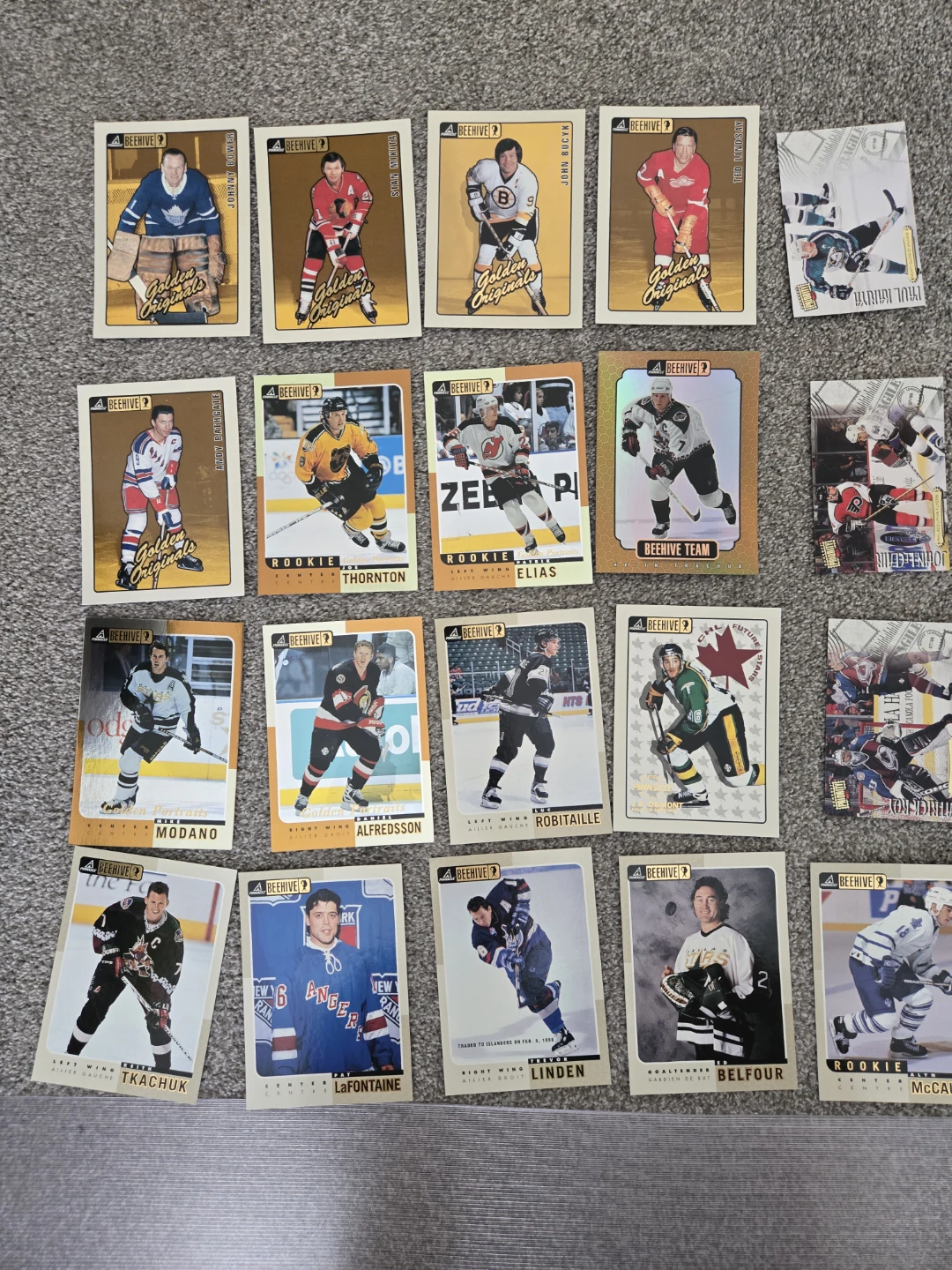 Pinnacle Beehive & Don Russ Priority Hockey Cards Collection