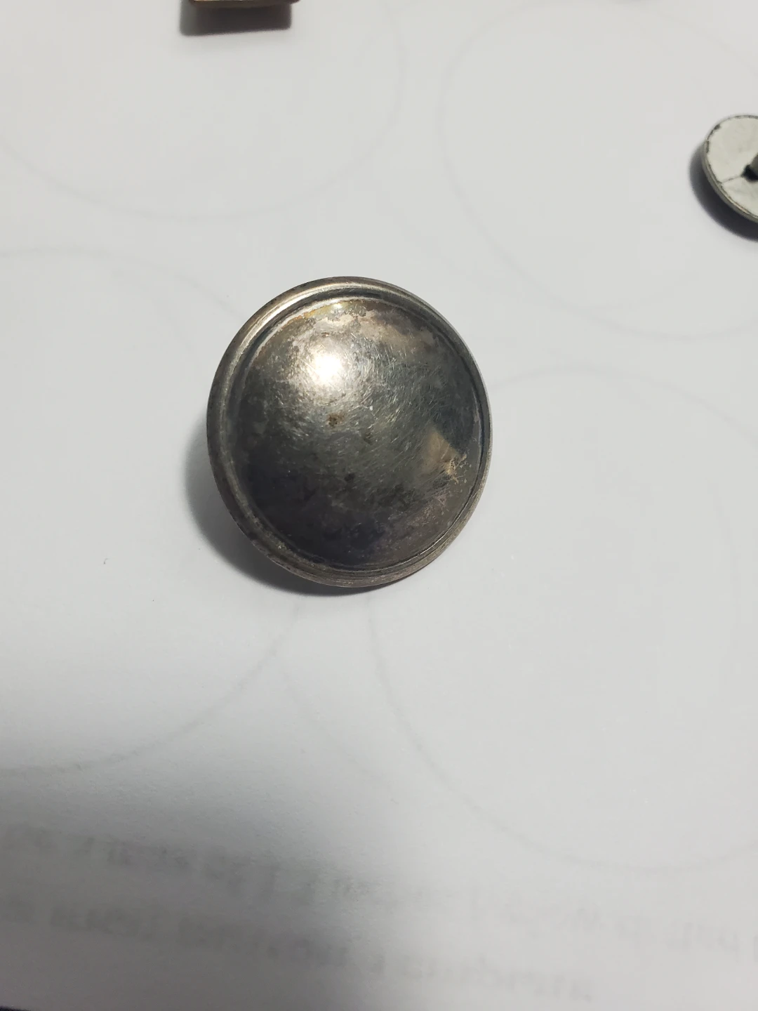 Lot Of Antique Copper/Silver/Gold/Brass Buttons - Non Magnetic - photo 5