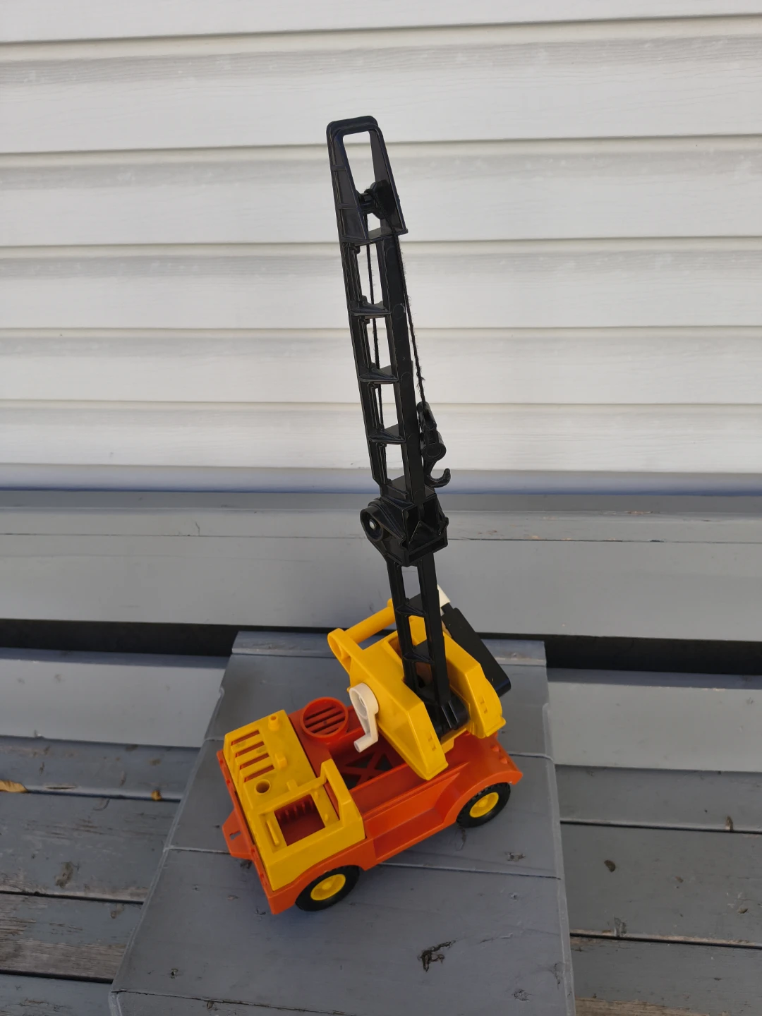 Vintage Fisher-Price Plastic Crane Truck - photo 4