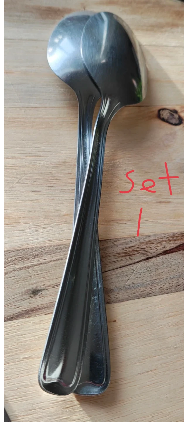 Stainless Steel Spoon Sets w/Butterknife Pair - photo 3
