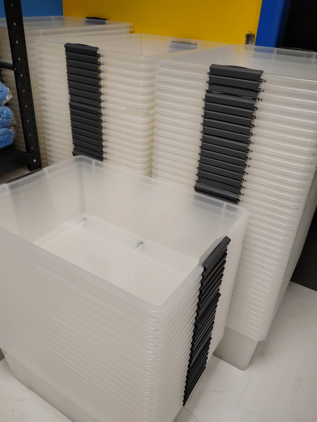Clear Plastic Storage Totes
