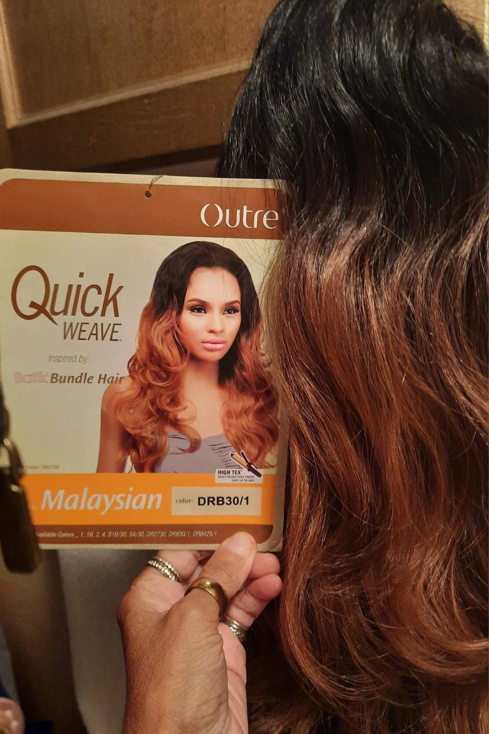 NWT Outre Quick Weave Malaysian 3/4 Wig - photo 2