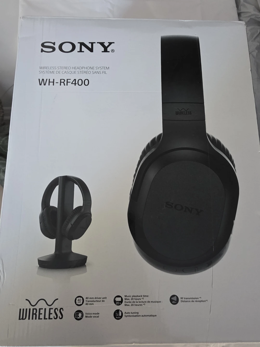 Sony WH-RF400 Wireless Stereo Headphone System