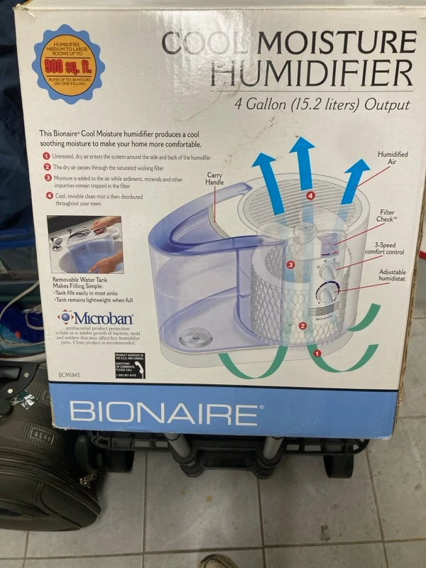 Bionaire Cool Moisture Humidifier BCMI845 - photo 4