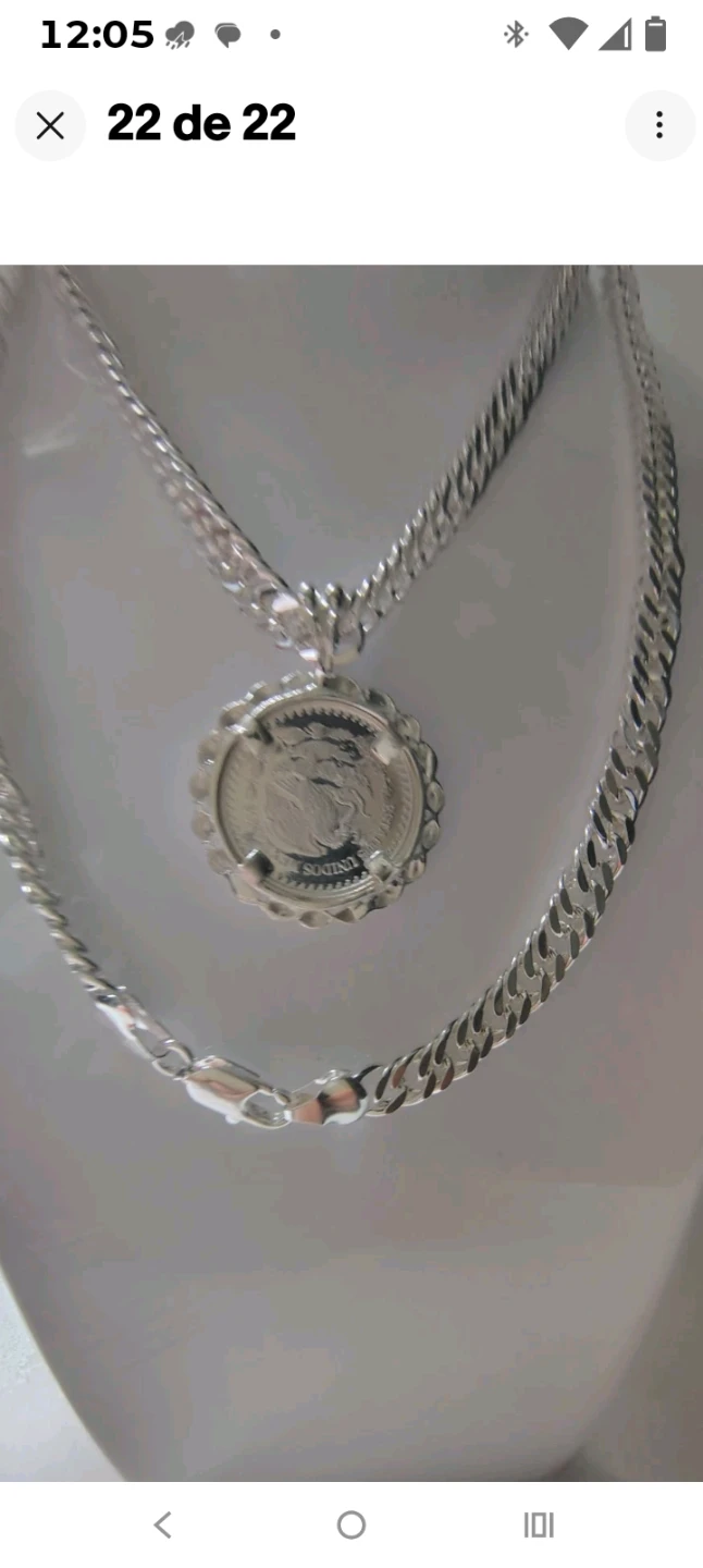 2024 Libertad 1/10 Oz Silver Plated Coin Necklace - photo 5