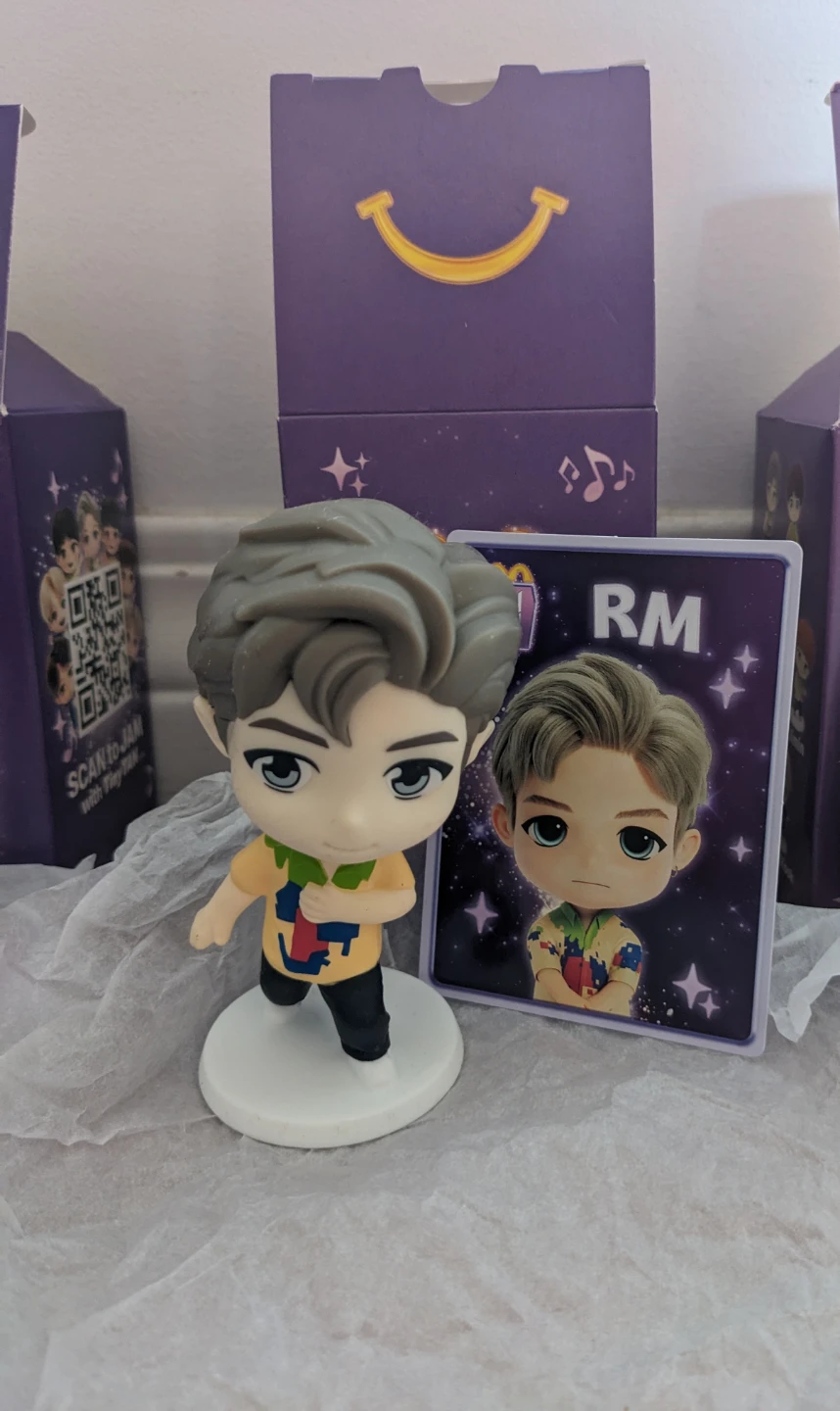 *Trade* for McDonald's TinyTAN BTS Figures - V, RM, Jimin - photo 3
