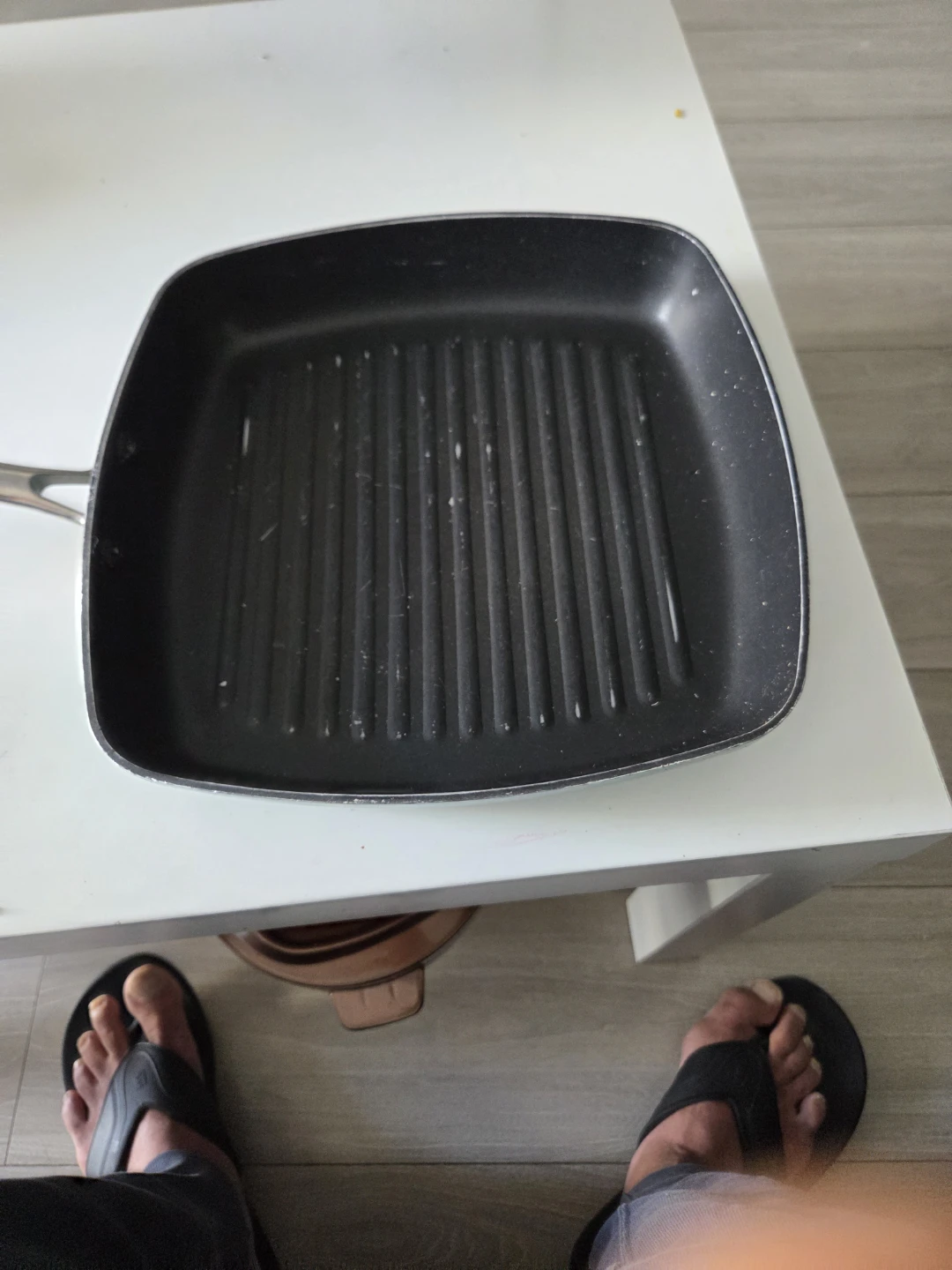 Square Teal Grill Pan - photo 2