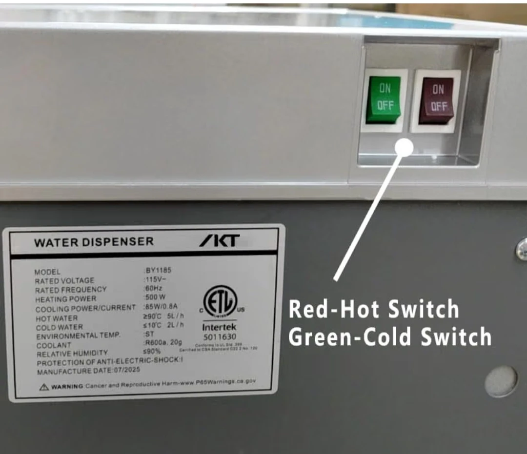 IKT Bottom Load Water Cooler Dispenser - Silver - photo 4
