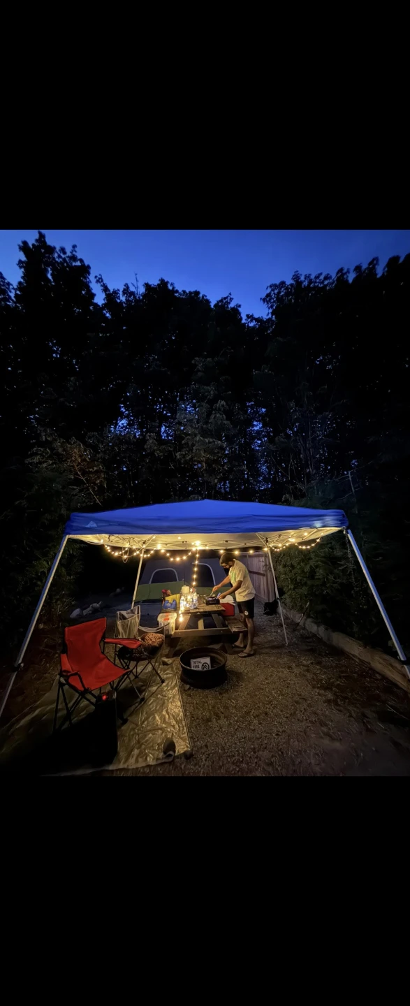 Ozark Trail 10x10 Straight Leg Canopy with mesh