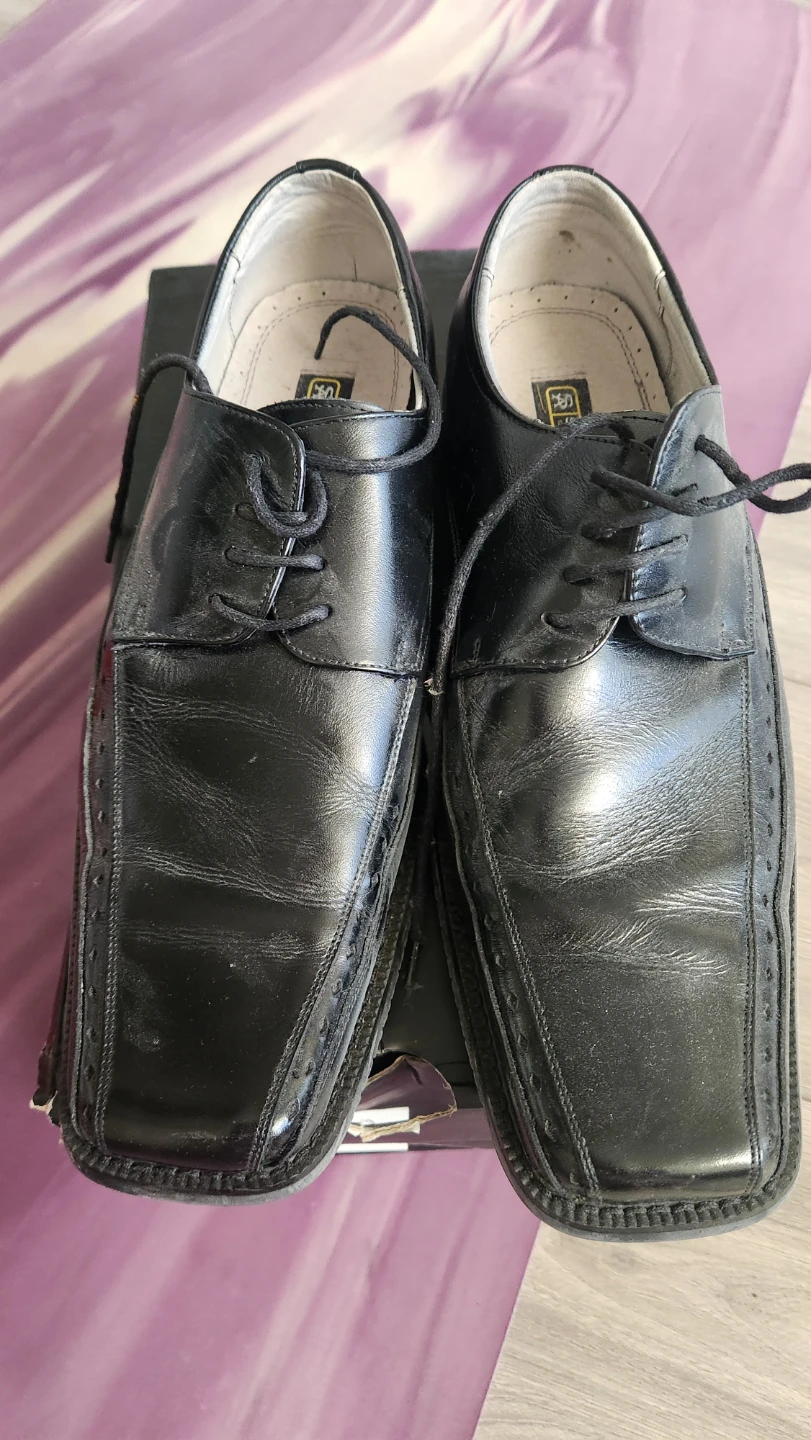 Mens Black Aldo Dress Shoes