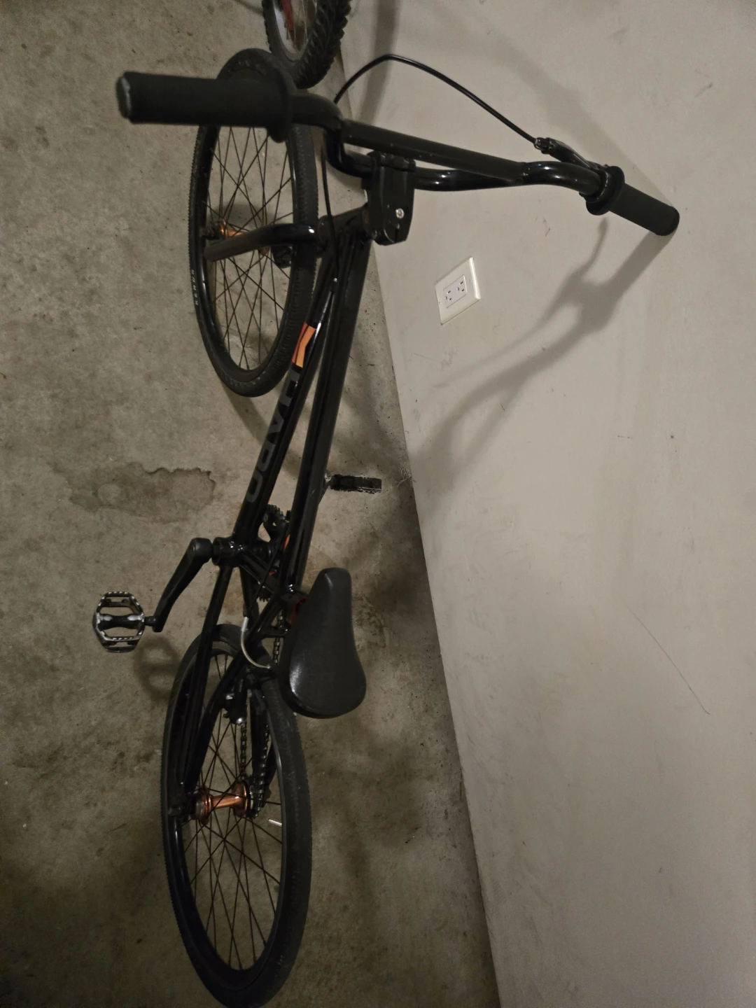 Haro BMX Bike Black it's a race bmx everything is fine