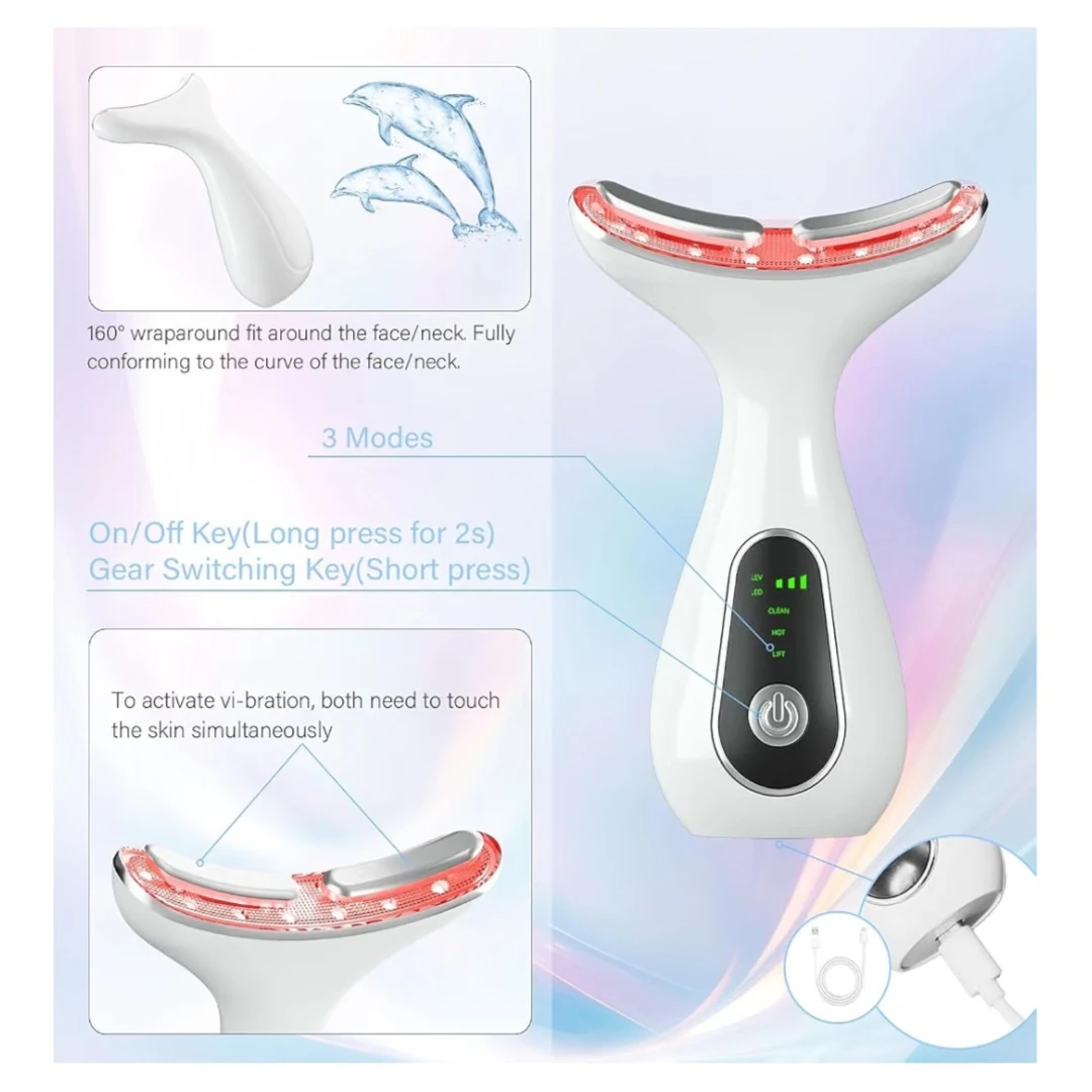 Red Light Therapy Face and Neck Device - photo 4