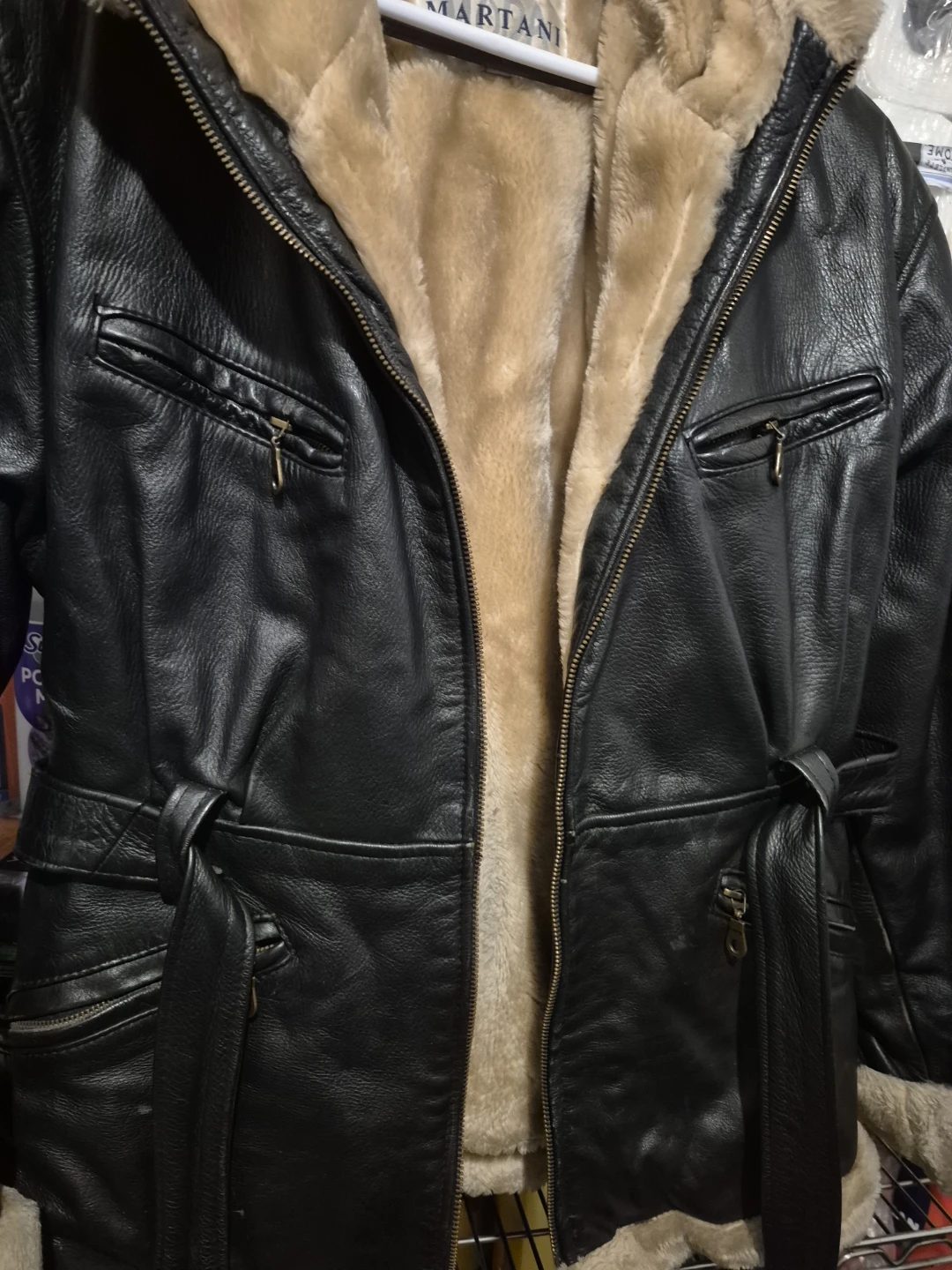 Martani Genuine Leather Hooded Jacket - photo 5