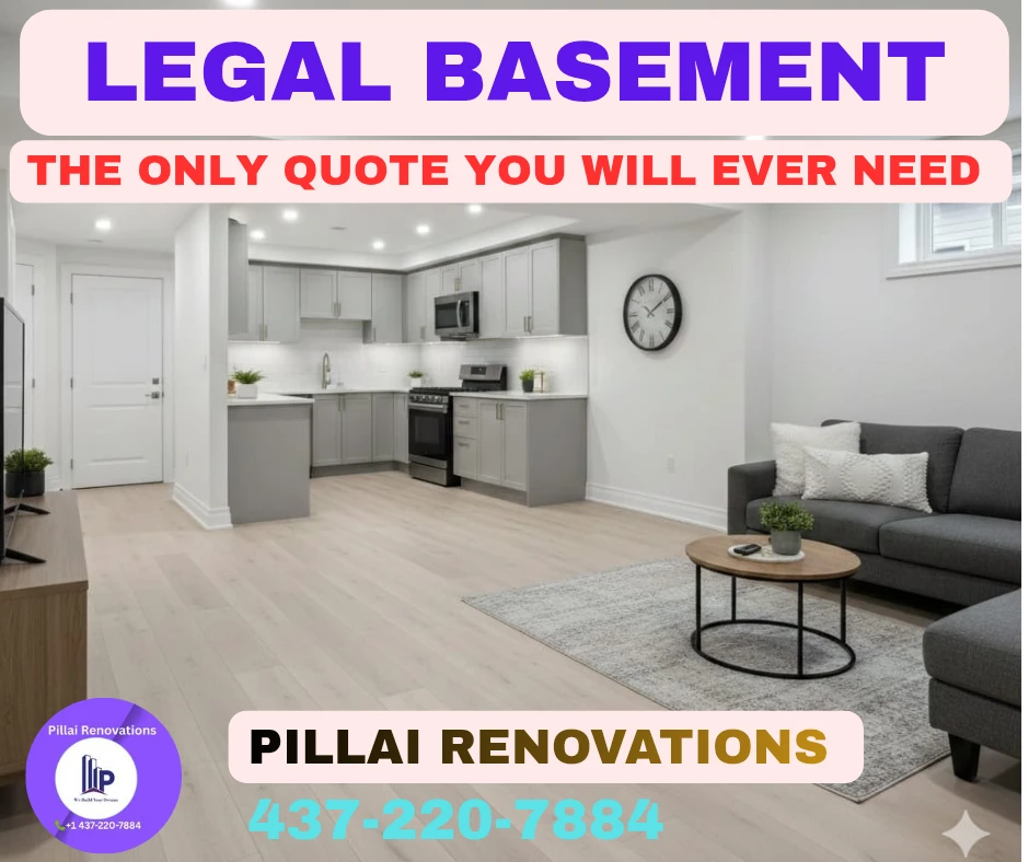 Home Renovation Legal basement washroom Renovation