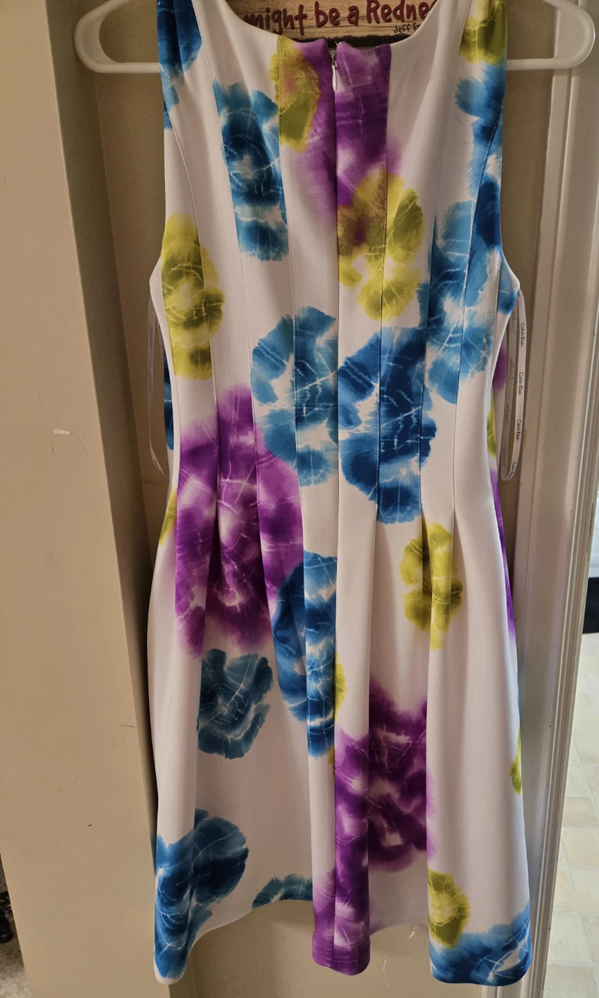 Calvin Klein Floral Sleeveless Dress