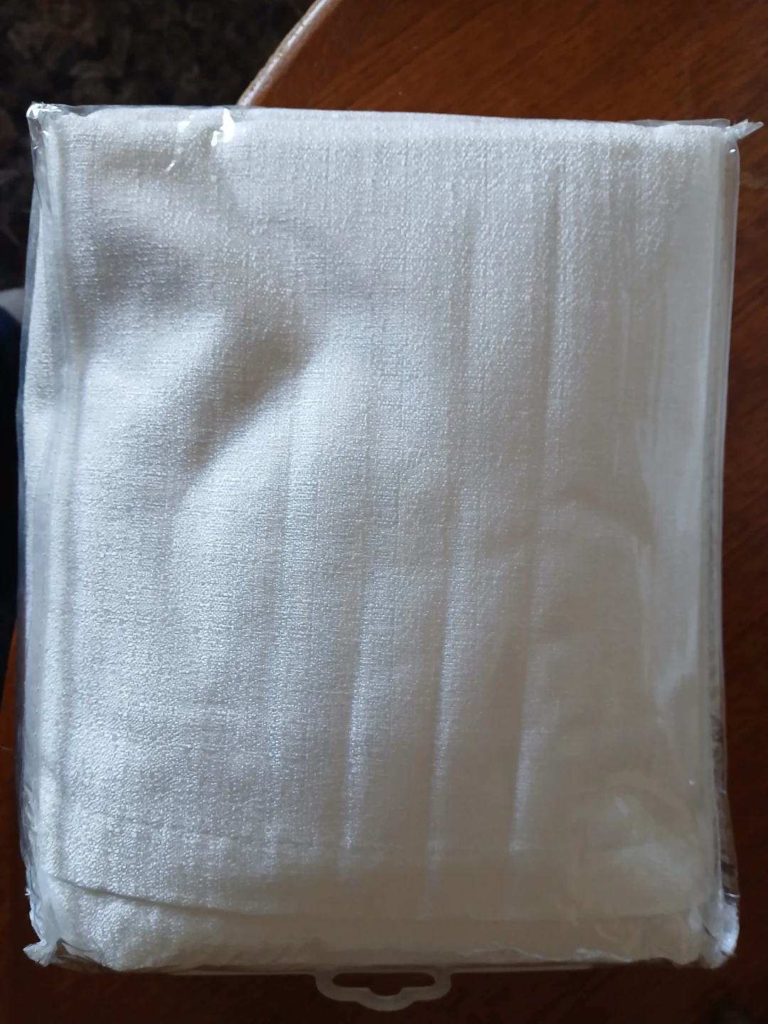 Set of 2 Off-White Light Filtering Curtain Panels - photo 2