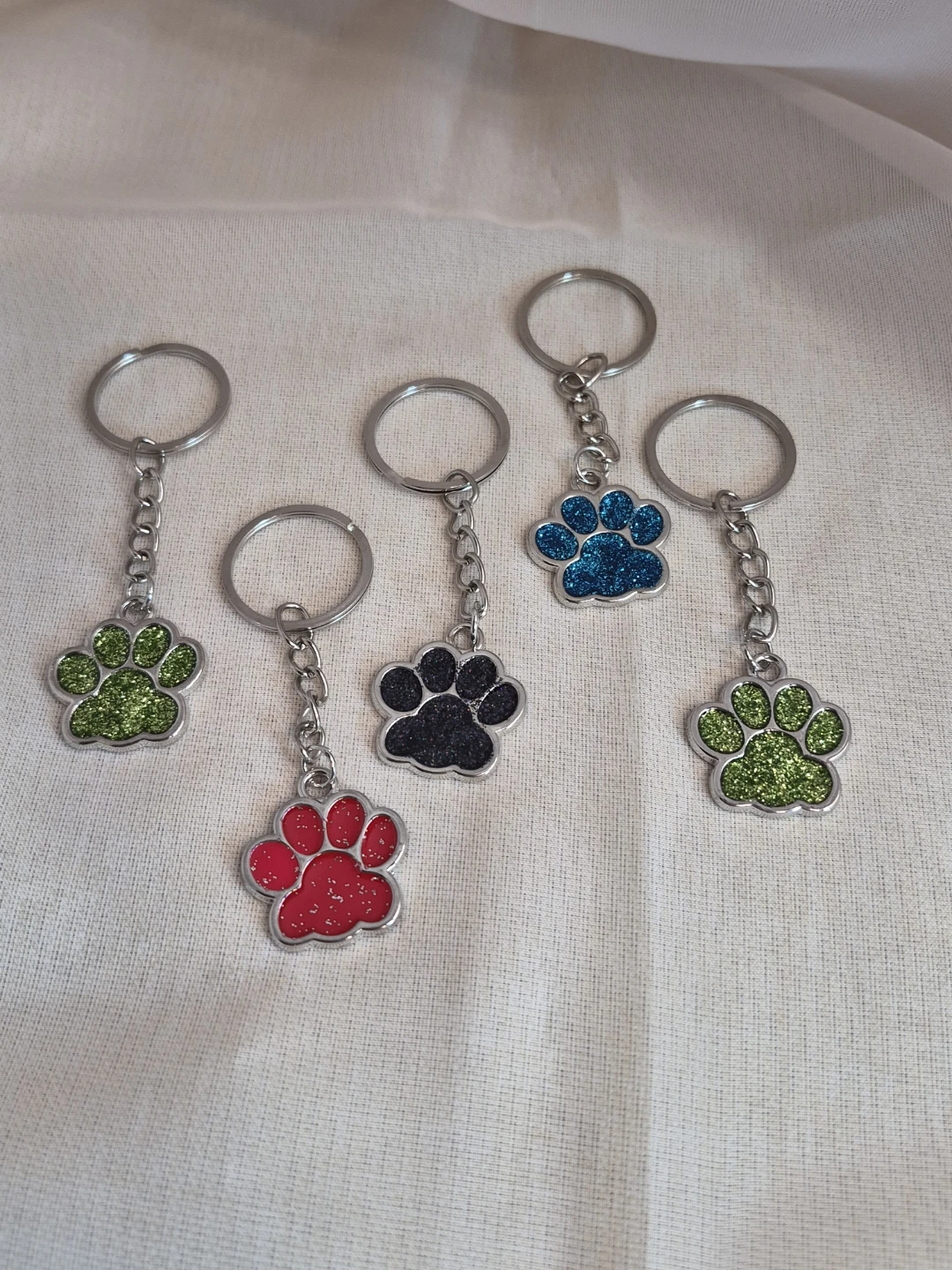 So Cute Pet Paw Keychains Brand New without Tags